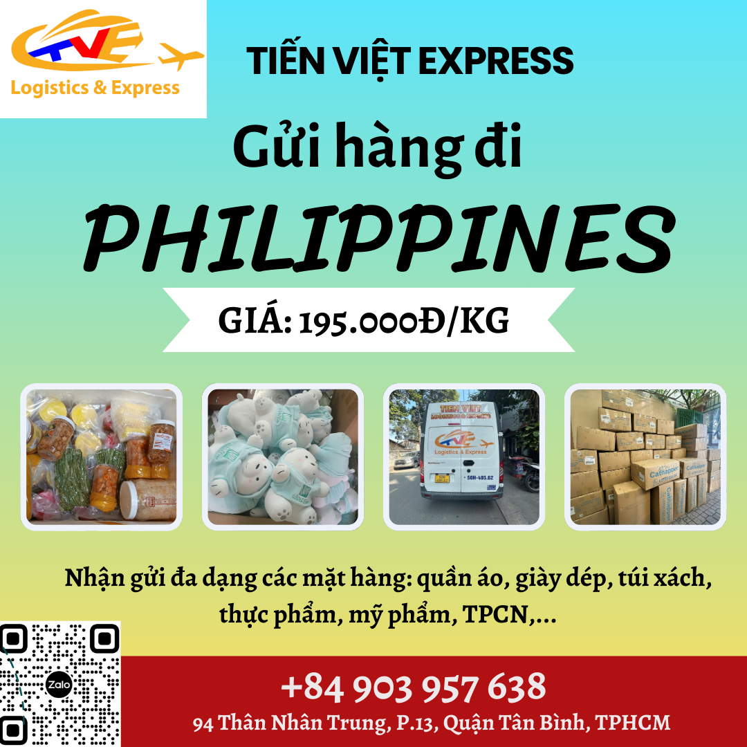 Gửi hàng đi Philippines - Tiến Việt Express